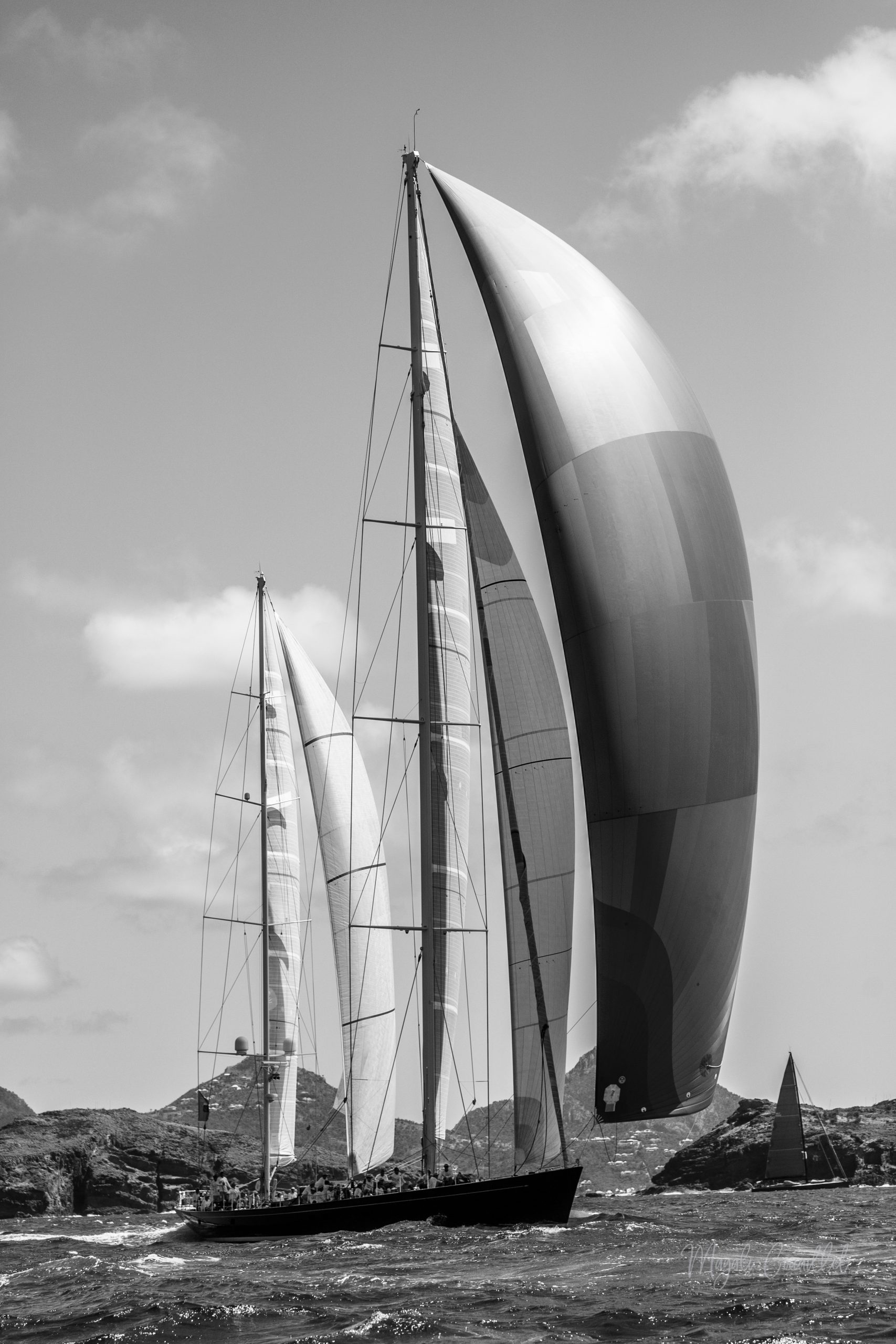Sail Yacht, Bucket Regatta 2019 St Barths-16